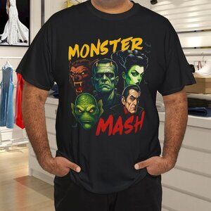 Horror Scary Monster Lover Vampire Frankenstein Halloween T-Shirt